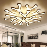 Modern Nordic Flower LED Flush Mount Ceiling Light Dimmable Petal Design Lighting Fixture