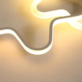Modern Triple Star LED Flush Mount Ceiling Light for Childrens Bedroom and Nursery Decor