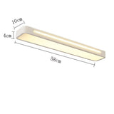 Modern Rectangular LED Flush Mount Ceiling Light for Kitchen Hallway and Home Office Lighting