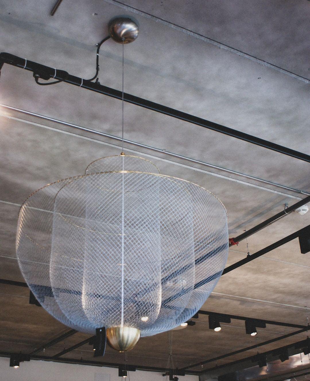 Radiant Wirework LED Pendant Light Mesh Layered Hanging Lamp for Modern Home Decor