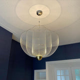 Radiant Wirework LED Pendant Light Mesh Layered Hanging Lamp for Modern Home Decor