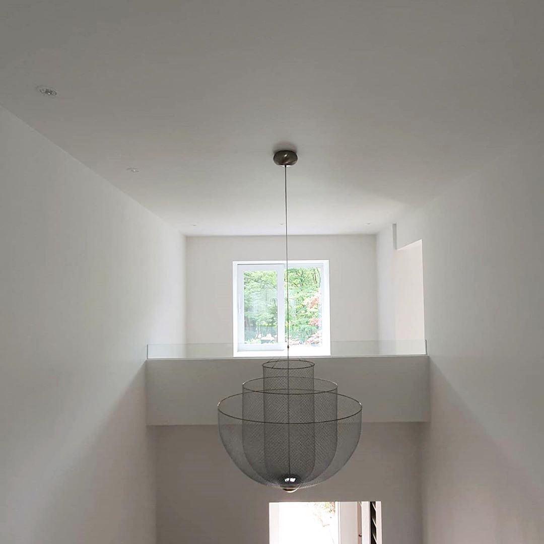 Radiant Wirework LED Pendant Light Mesh Layered Hanging Lamp for Modern Home Decor