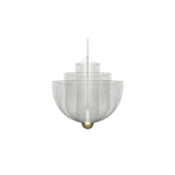 Radiant Wirework LED Pendant Light Mesh Layered Hanging Lamp for Modern Home Decor