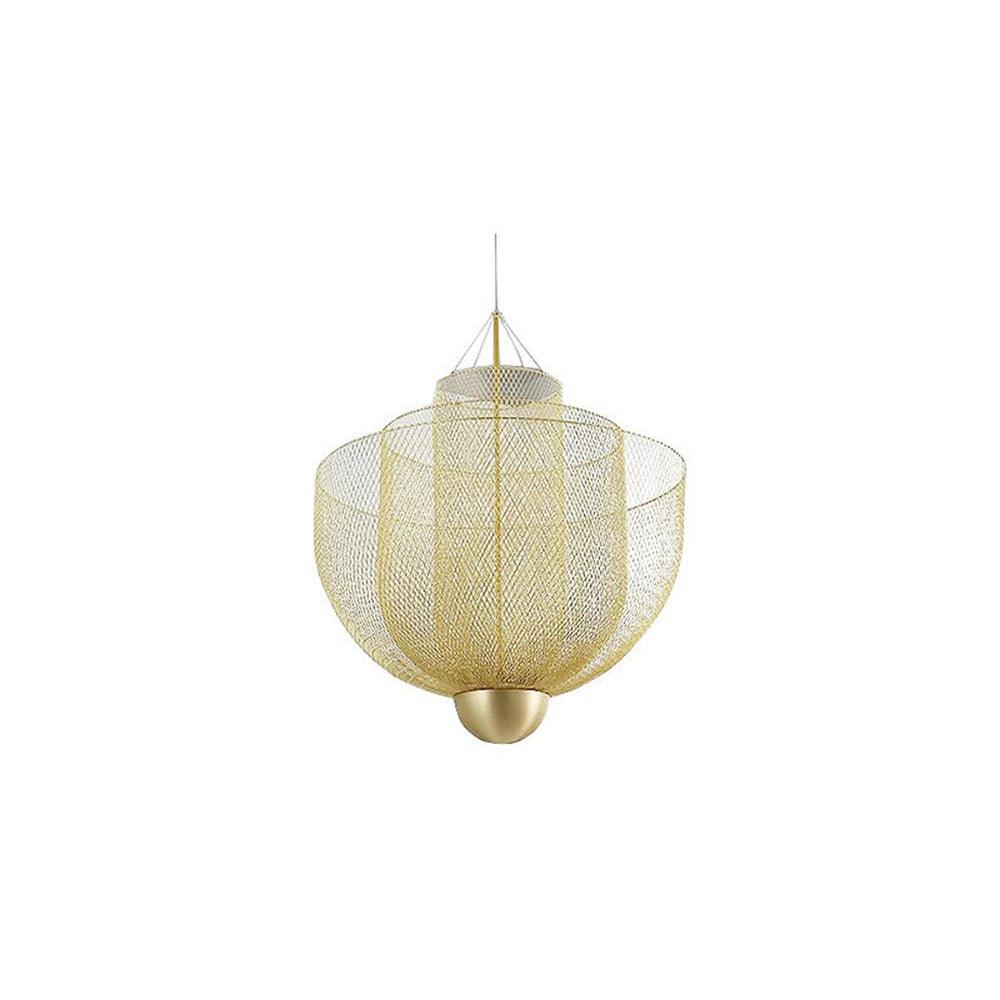 Radiant Wirework LED Pendant Light Mesh Layered Hanging Lamp for Modern Home Decor