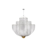 Radiant Wirework LED Pendant Light Mesh Layered Hanging Lamp for Modern Home Decor