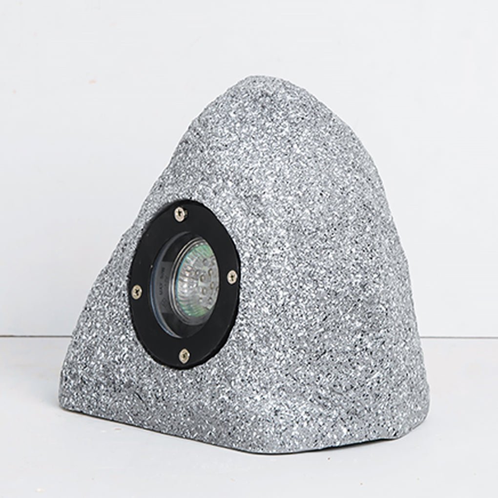 Realistic Resin Stone LED Garden Path Light Waterproof Outdoor Landscape Lamp