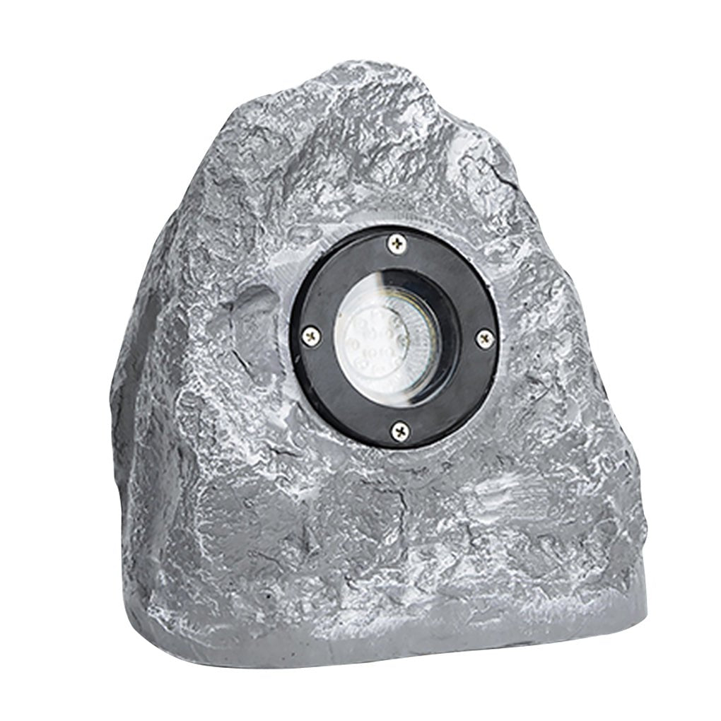 Realistic Resin Stone LED Garden Path Light Waterproof Outdoor Landscape Lamp