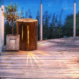 Realistic Resin Tree Stump Garden Floor Lamp Outdoor Landscape Decorative Pathway Lighting