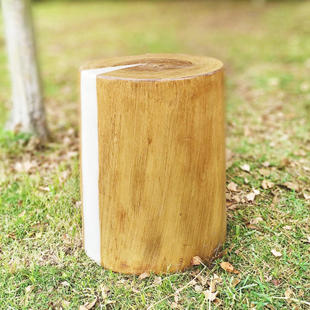 Realistic Tree Stump Outdoor LED Landscape Light Waterproof Garden Path Lighting Decor