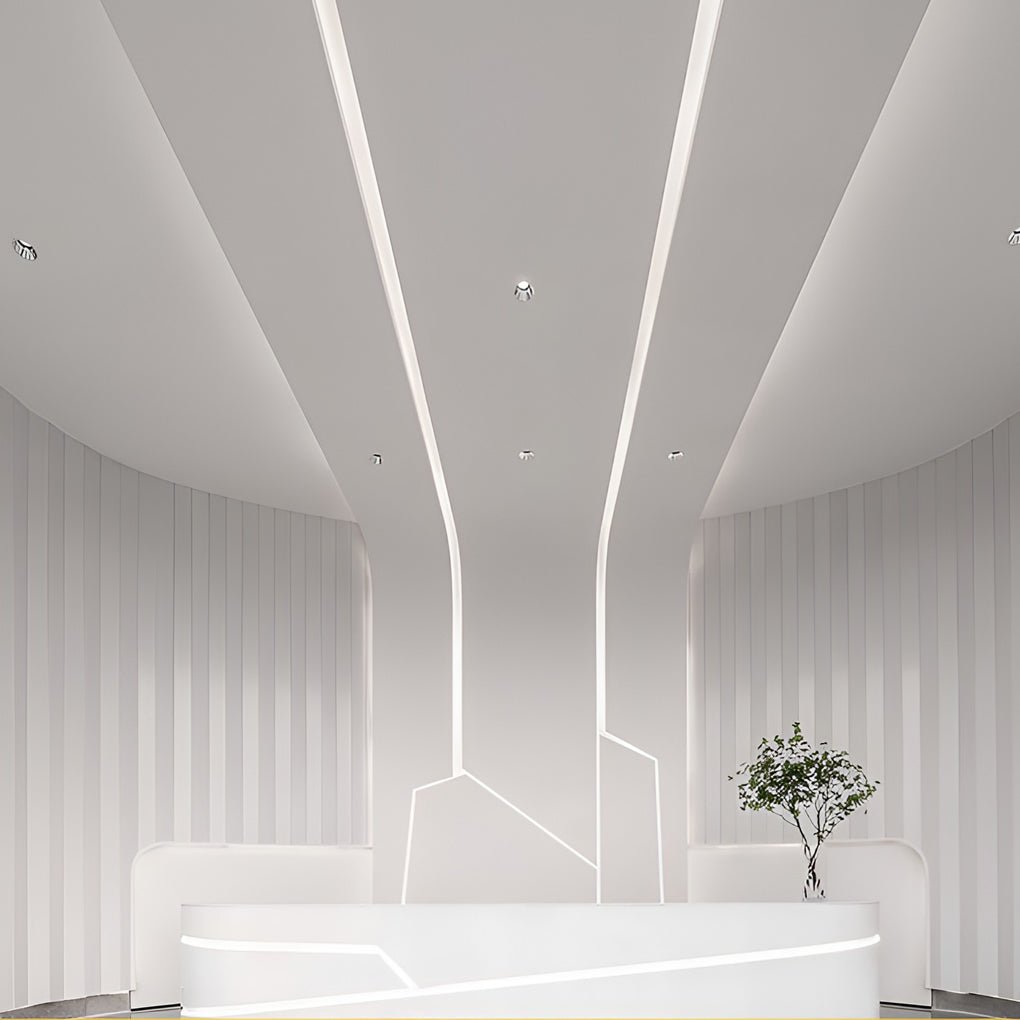 Recessed 24V Flexible LED Strip Lighting 197 Inch Waterproof Tape Light for Deck Step and Stairways