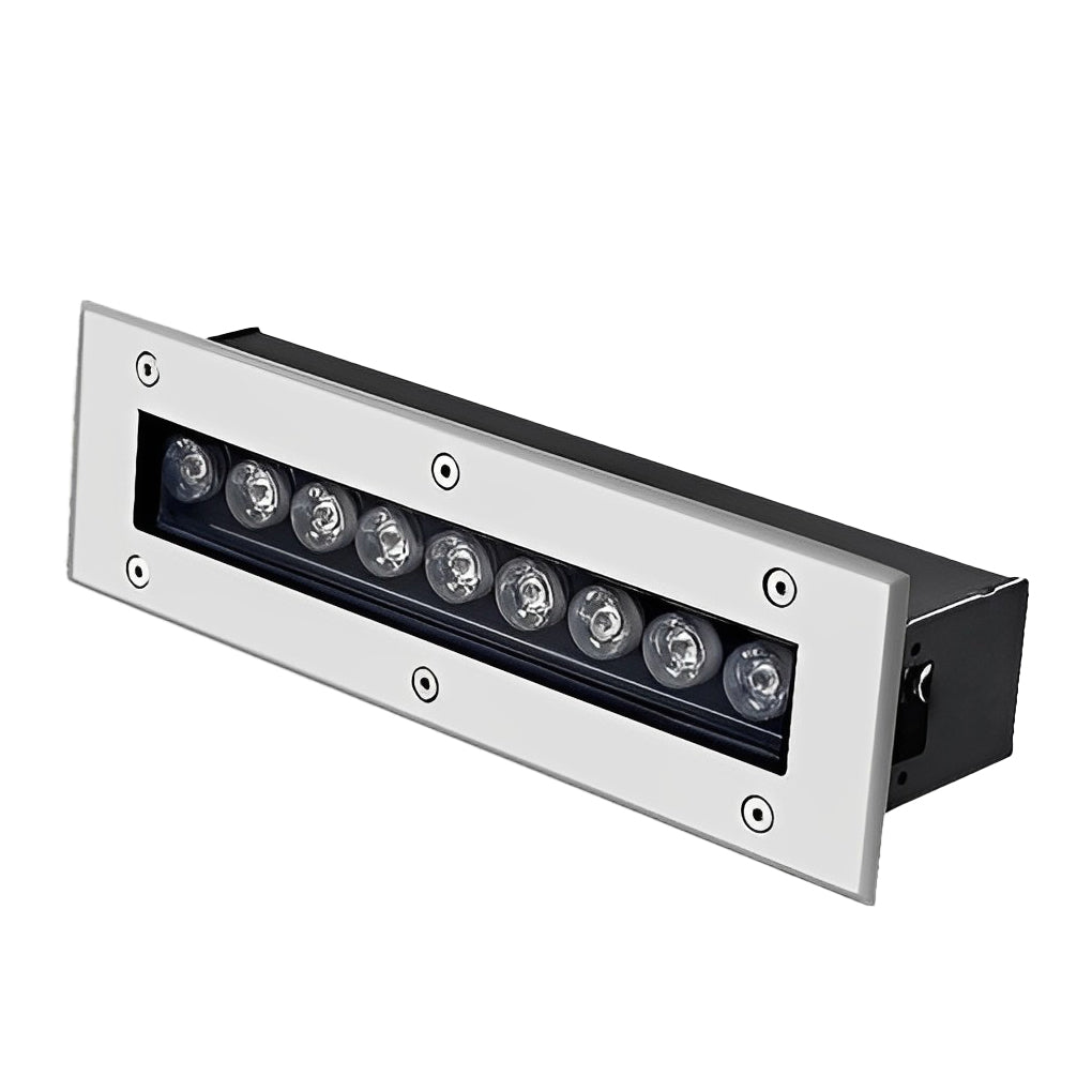 Recessed Outdoor LED Linear Wall Washer Light Waterproof DC24V Exterior Architectural Lighting for Garden