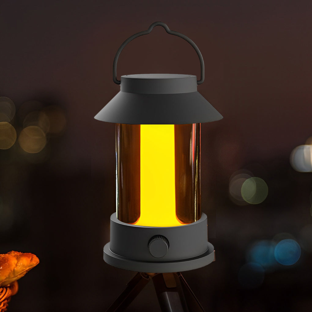 Rechargeable LED Outdoor Camping Lantern Dimmable Waterproof Portable Table Lamp with Power Bank Function
