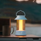 Rechargeable LED Outdoor Camping Lantern Dimmable Waterproof Portable Table Lamp with Power Bank Function