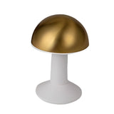 Rechargeable Mushroom LED Table Lamp with Tiltable Shade and Touch Dimmable Warm White Light