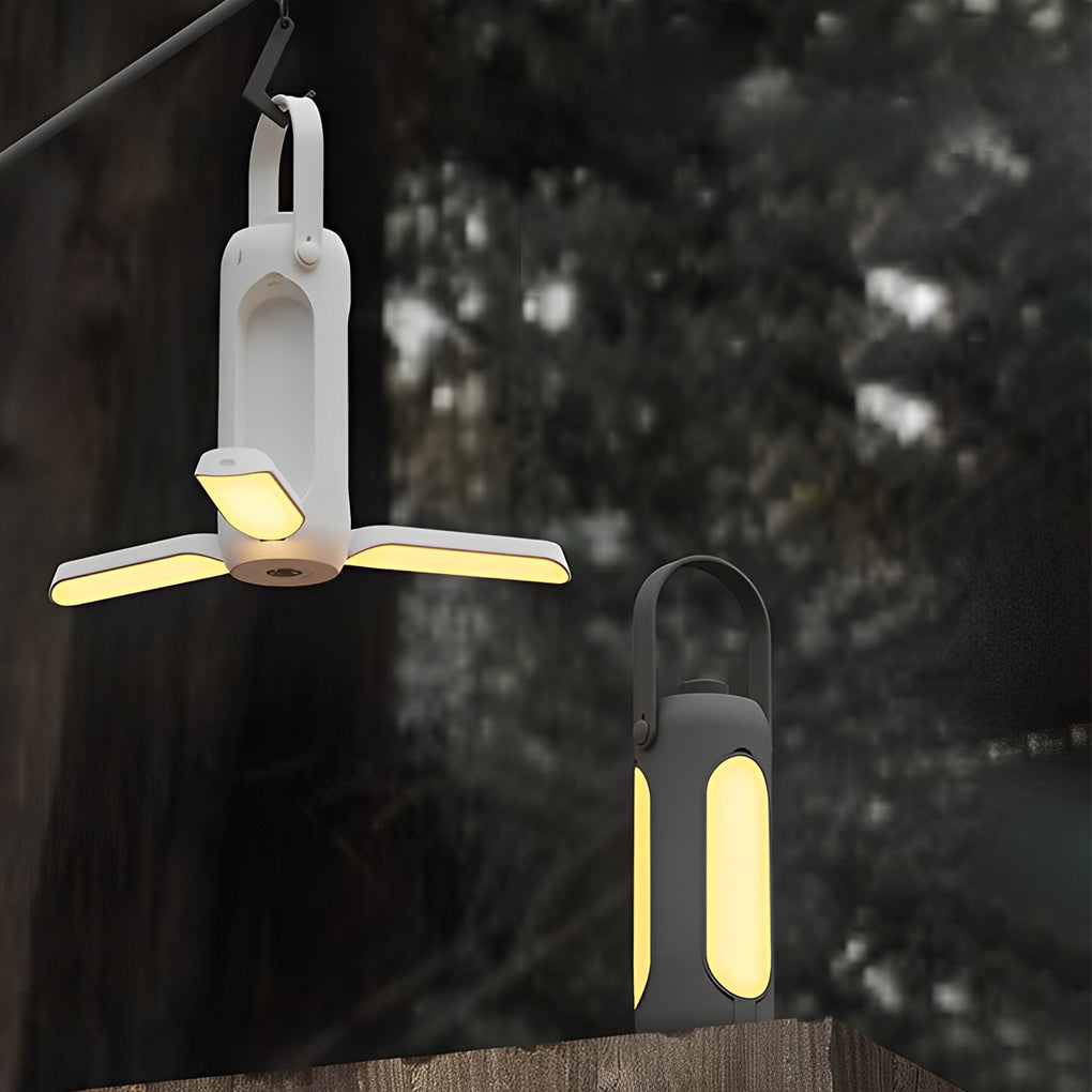 Rechargeable Outdoor LED Camping Lamp with 360 Degree Adjustable Cover and 10000mAh Power Bank