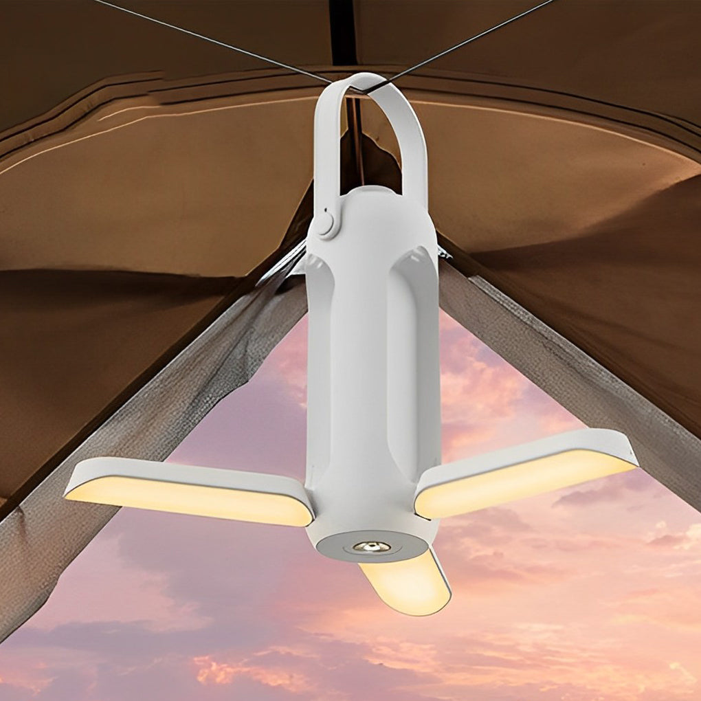 Rechargeable Outdoor LED Camping Lamp with 360 Degree Adjustable Cover and 10000mAh Power Bank