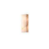Rectangular Natural Alabaster Wall Sconce LED Light for Modern Interior and Exterior Decor