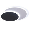 Modern Nordic Two Circle LED Flush Mount Ceiling Light for Living Room and Kids Bedroom