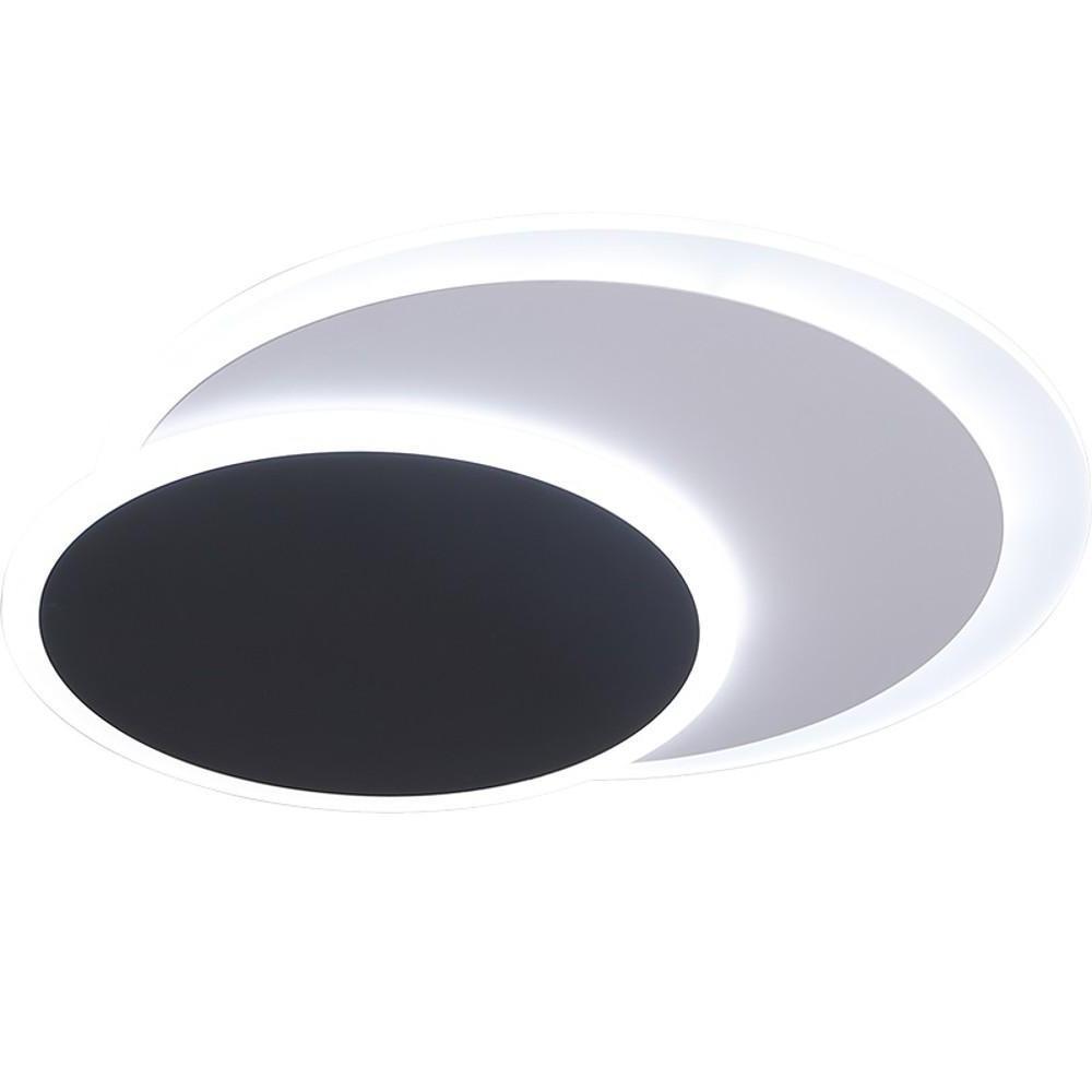Modern Nordic Two Circle LED Flush Mount Ceiling Light for Living Room and Kids Bedroom