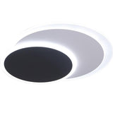 Modern Nordic Two Circle LED Flush Mount Ceiling Light for Living Room and Kids Bedroom
