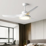 Modern Nordic Reversible Ceiling Fan with LED Light and Variable Frequency Remote Control