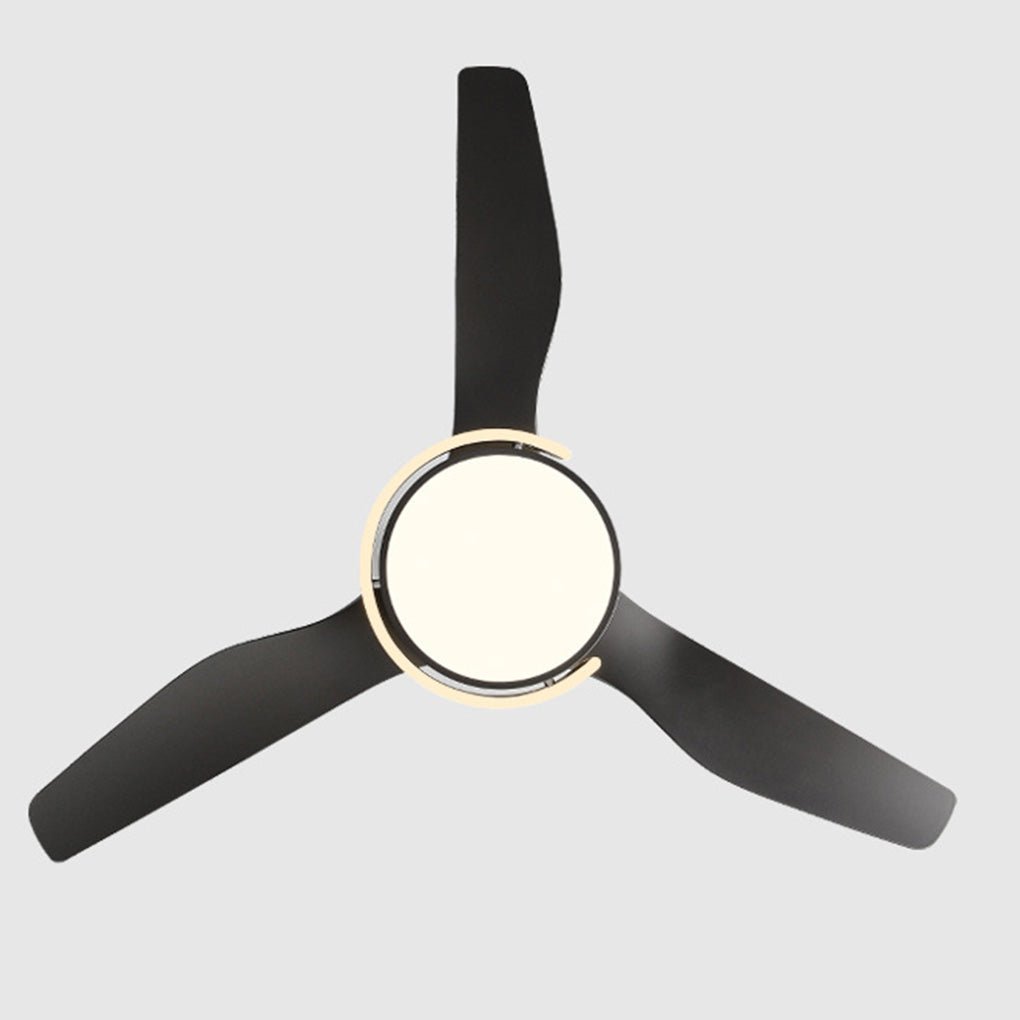 Modern Nordic Reversible Ceiling Fan with LED Light and Variable Frequency Remote Control