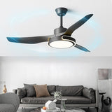 Modern Nordic Reversible Ceiling Fan with LED Light and Variable Frequency Remote Control
