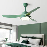 Modern Nordic Reversible Ceiling Fan with LED Light and Variable Frequency Remote Control