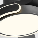 Modern Nordic Reversible Ceiling Fan with LED Light and Variable Frequency Remote Control