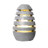 Resin Egg Shaped Waterproof LED Garden Light Modern Outdoor Pathway Landscape Lighting for Lawn