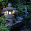 Resin Imitation Stone Tower Landscape Light Waterproof LED Outdoor Garden Path Lamp