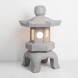 Resin Imitation Stone Tower Landscape Light Waterproof LED Outdoor Garden Path Lamp