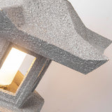 Resin Imitation Stone Tower Landscape Light Waterproof LED Outdoor Garden Path Lamp