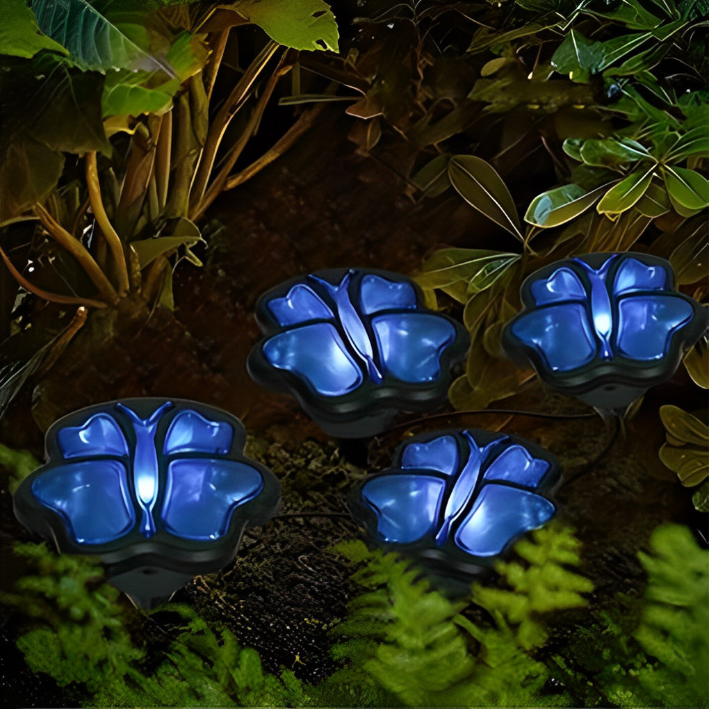 Resin Solar Powered Animal Statues Waterproof Decorative LED Landscape Lights for Garden and Yard
