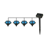 Resin Solar Powered Animal Statues Waterproof Decorative LED Landscape Lights for Garden and Yard