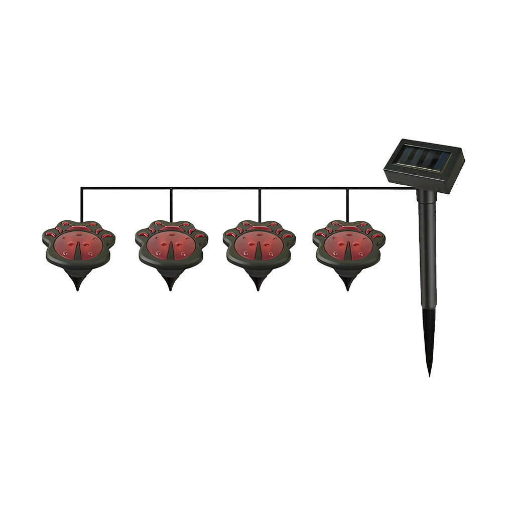 Resin Solar Powered Animal Statues Waterproof Decorative LED Landscape Lights for Garden and Yard