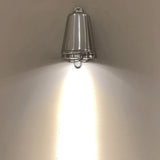 Retro Bell Shaped LED Outdoor Wall Light Waterproof Exterior Sconce in Aluminum