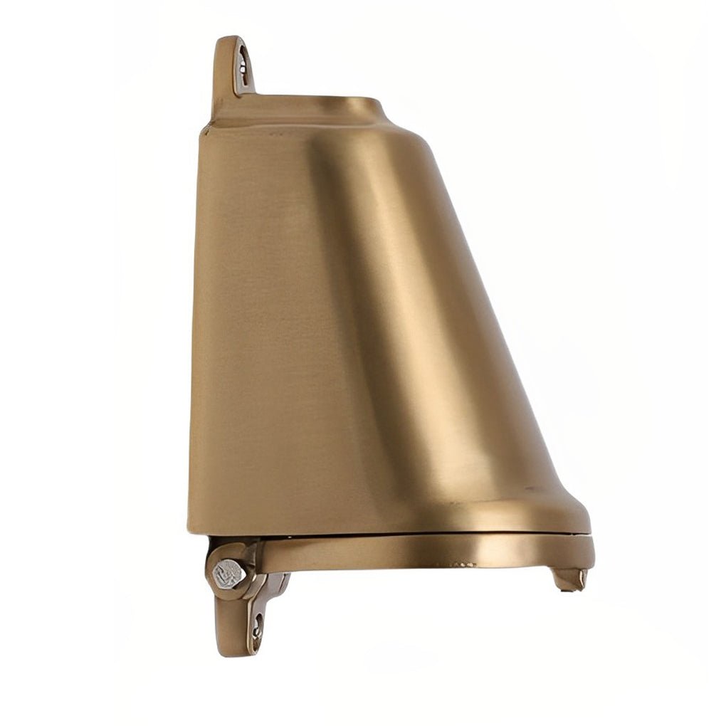 Retro Bell Shaped LED Outdoor Wall Light Waterproof Exterior Sconce in Aluminum