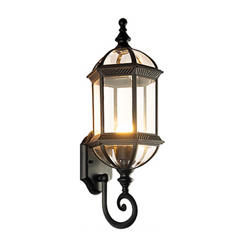 Retro European Style Waterproof Outdoor Wall Sconce and Hanging Pendant Light for Gardens