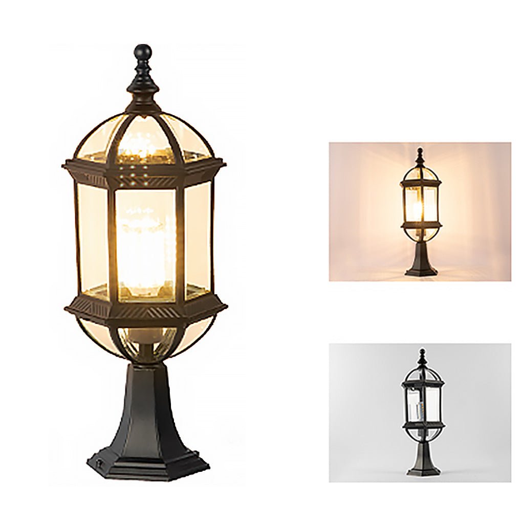 Retro European Style Waterproof Outdoor Wall Sconce and Hanging Pendant Light for Gardens
