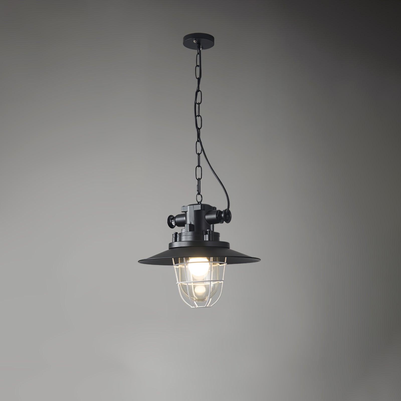 Retro Industrial Metal Ceiling Pendant Light Fixture for Kitchen Island and Dining Room