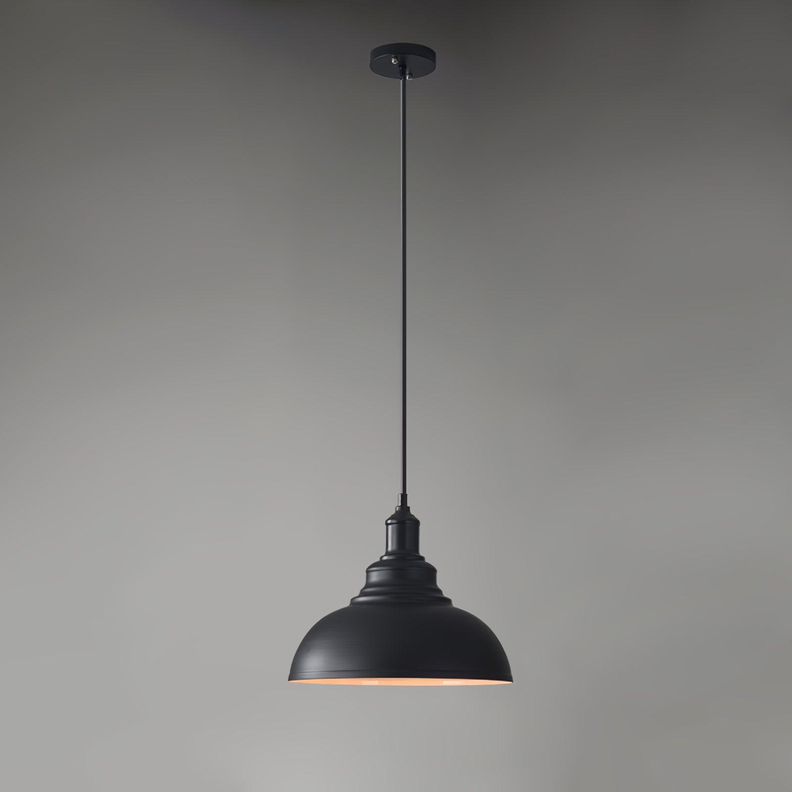 Retro Industrial Metal Ceiling Pendant Light Fixture for Kitchen Island and Dining Room