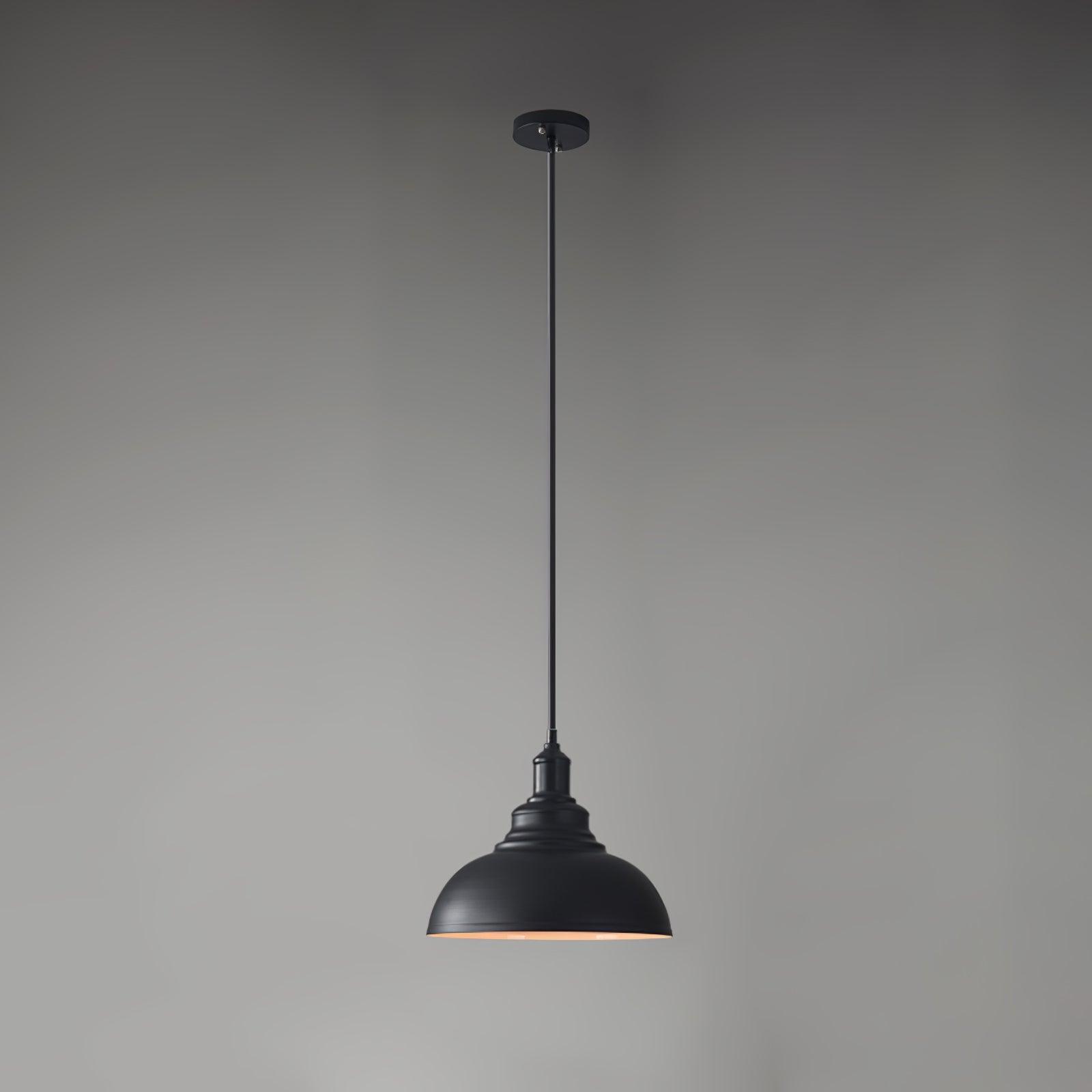 Retro Industrial Metal Ceiling Pendant Light Fixture for Kitchen Island and Dining Room