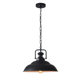 Retro Industrial Metal Ceiling Pendant Light Fixture for Kitchen Island and Dining Room