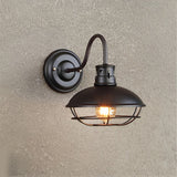 Retro Industrial Waterproof Outdoor Wall Sconce Iron LED Porch Lighting Fixture