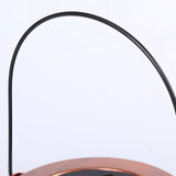 Retro Iron Solar Hanging Lantern with Decorative Tree Pattern Projection for Outdoor Garden