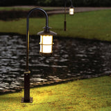 Retro Outdoor LED Landscape Light Waterproof Garden Pathway Lamp for Villa Lawn and Courtyard