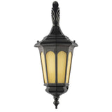 Retro Outdoor Wall Sconce Waterproof Iron Lantern for Balcony Courtyard and Garden Lighting