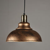 Retro Semi Globe Metal Pendant Light Industrial Hanging Ceiling Lamp for Kitchen Island