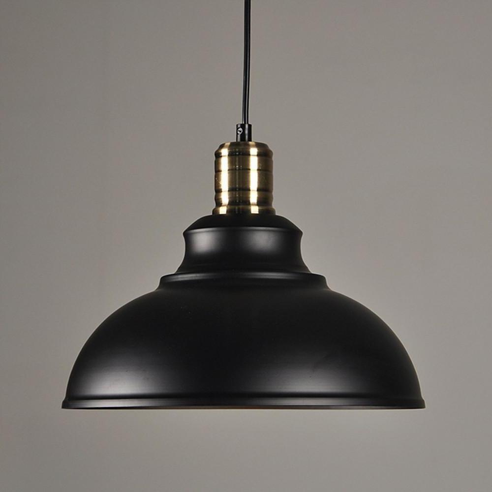 Retro Semi Globe Metal Pendant Light Industrial Hanging Ceiling Lamp for Kitchen Island